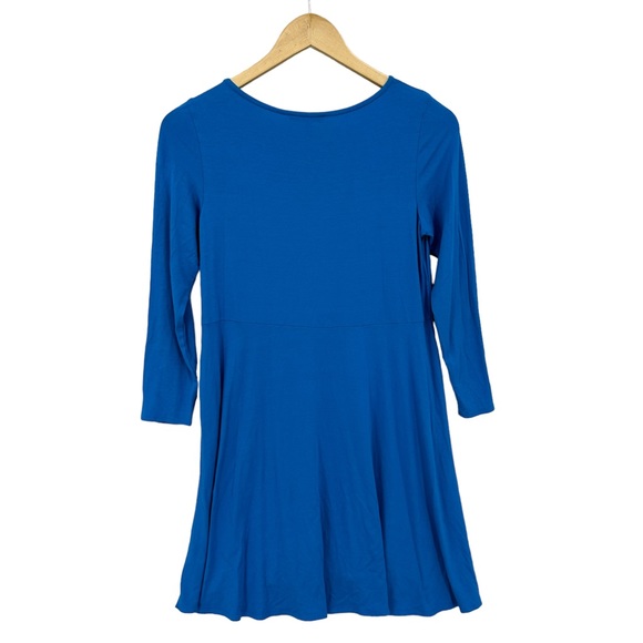 EILEEN FISHER Long Tunic Top Blue - Picture 2 of 8